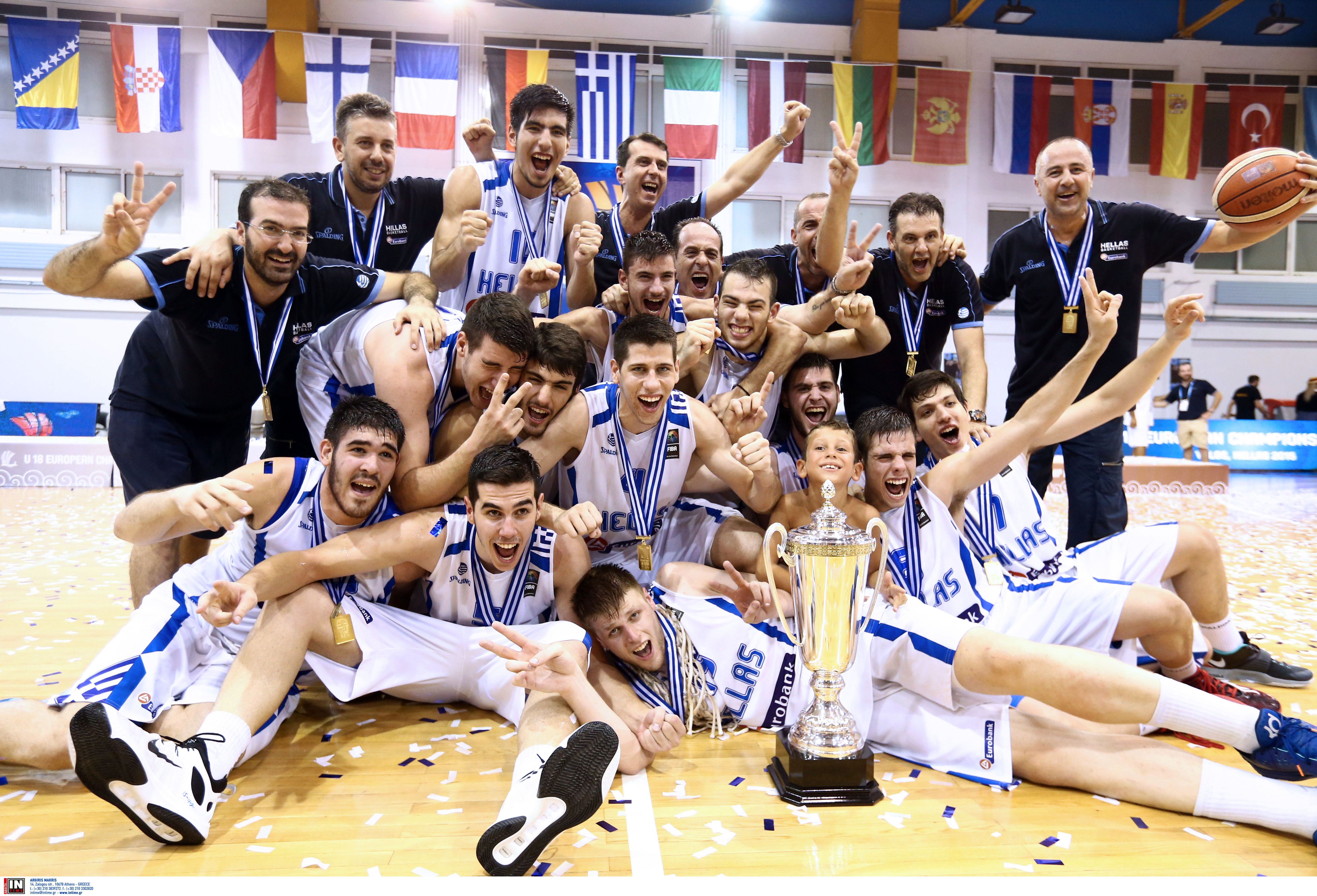 Οι «χρυσοί» Έφηβοι έστεψαν την Ελλάδα Πρωταθλήτρια Ευρώπης