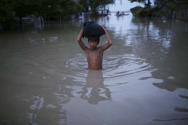 Διεθνής βοήθεια για τους πληγέντες από τις πλημμύρες ζητά η Μιανμάρ