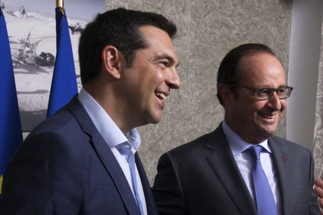 PM Tsipras arranges to meet French President Hollande in Paris