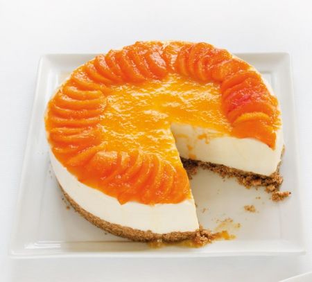 Τσιζκέικ µε βερίκοκα