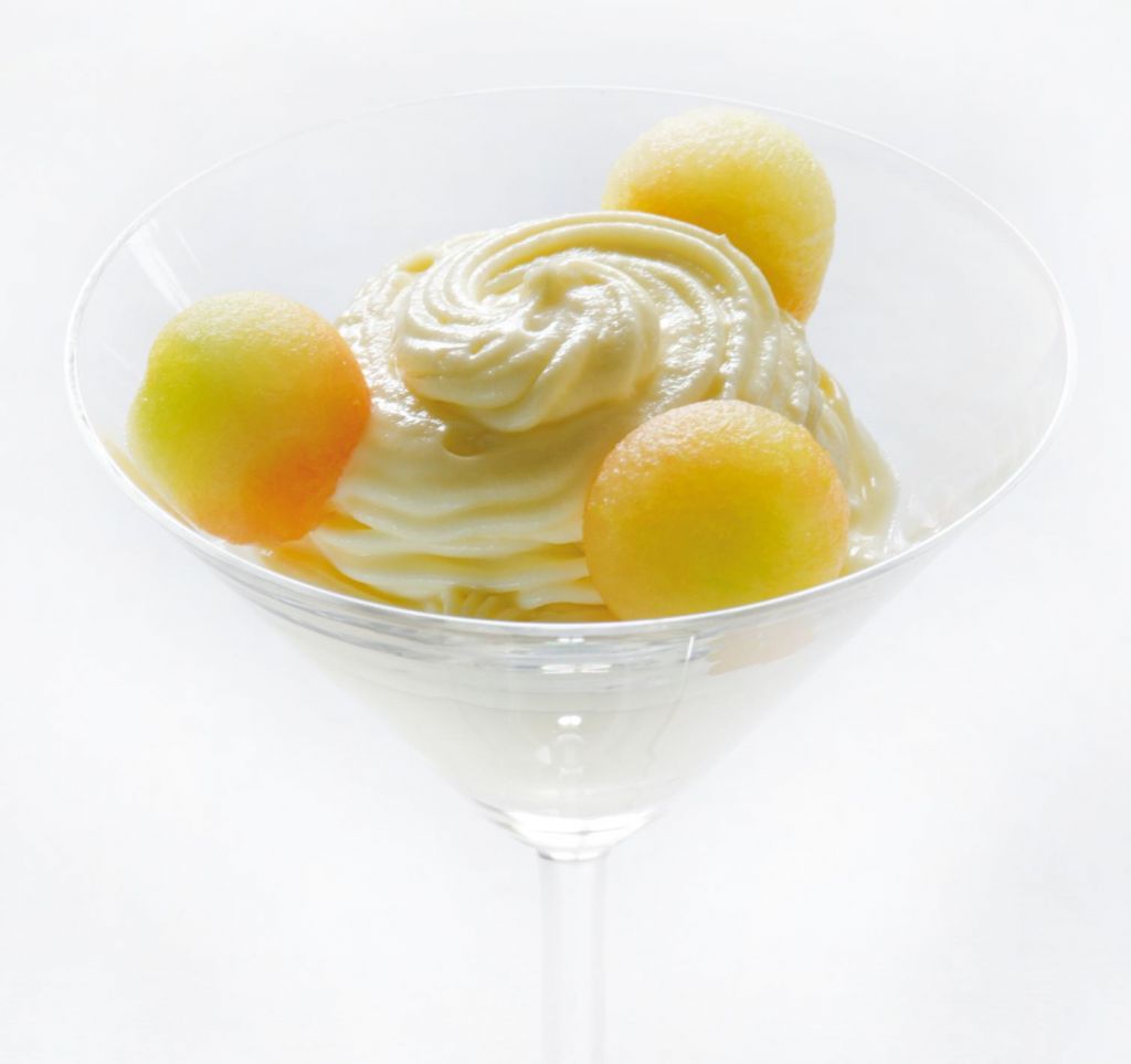 Μους µαστίχα µε πεπόνι