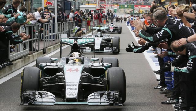 GP Βελγίου 2015: Πρώτος με διαφορά ο L. Hamilton