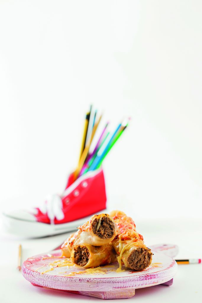 Κανελόνια με πουρέ μανιταριών