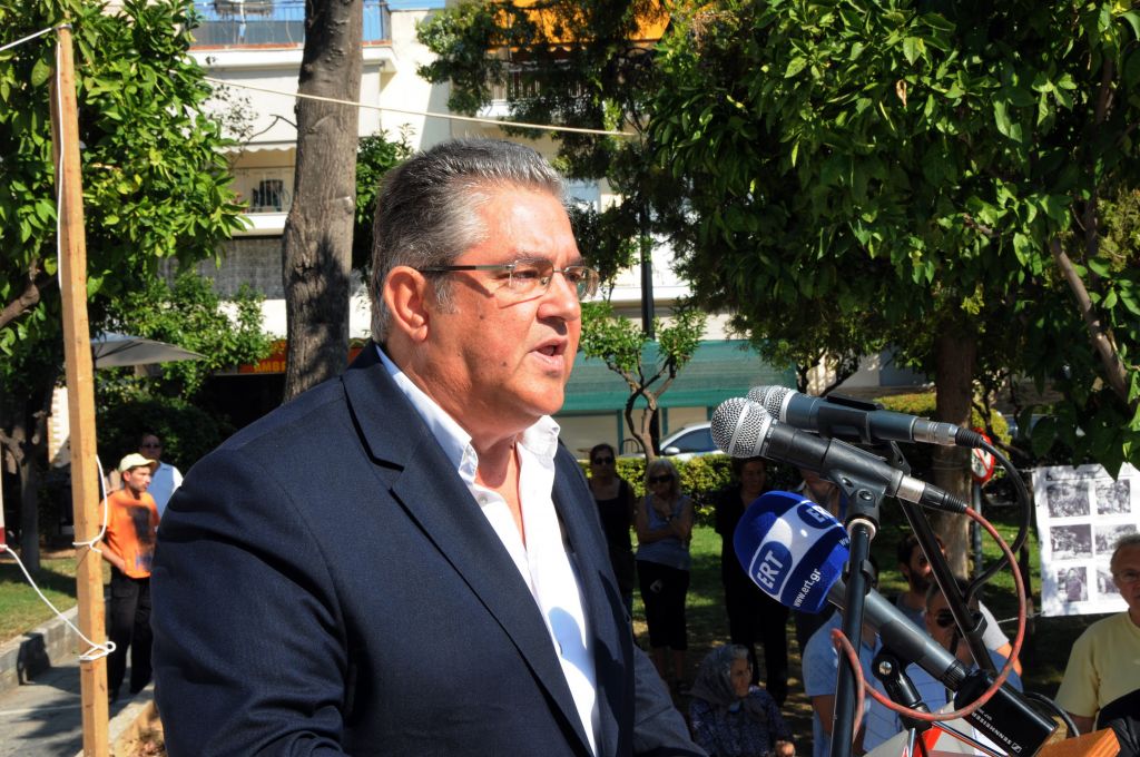 Συνάντηση Κουτσούμπα με εργαζόμενους στα Ναυπηγεία Ελευσίνας