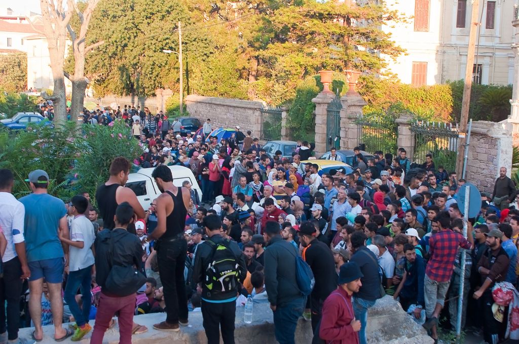 Νέα επεισόδια στο λιμάνι της Μυτιλήνης