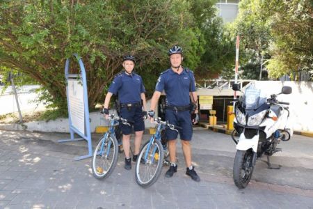 Περιπολίες με ποδήλατα έκαναν αστυνομικοί στη Θεσσαλονίκη