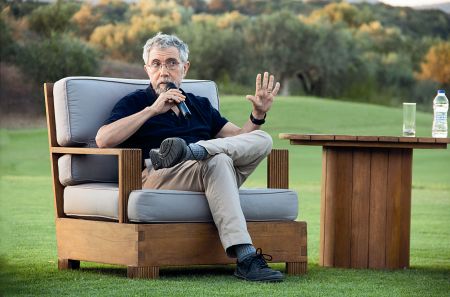 Ενα απόγευμα με τον Πολ Κρούγκμαν και τον Τζεφ Κουνς