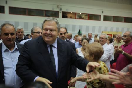 Βενιζέλος: «Να διασφαλιστεί η συσπείρωση των δημιουργικών δυνάμεων»