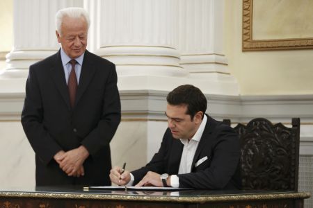 Ορκίστηκε για δεύτερη φορά Πρωθυπουργός ο Αλέξης Τσίπρας
