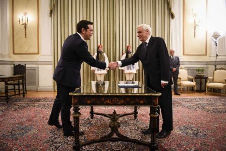 Alexis Tsipras sworn in as Prime Minister for second time