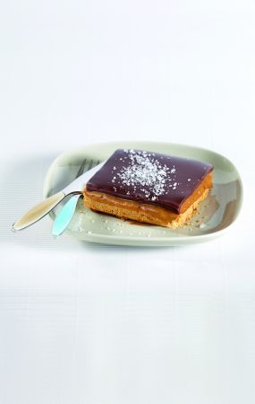 Τάρτα με καραμελωμένο γάλα και σοκολάτα