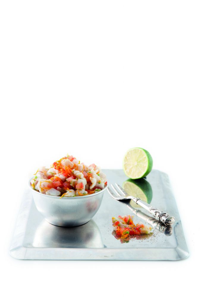 Λαβράκι σεβίτσε σε χυμό λάιμ (Λατινική Αμερική)