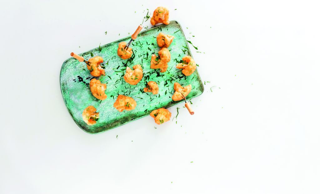 Τραγανές μπουκίτσες από κουνουπίδι