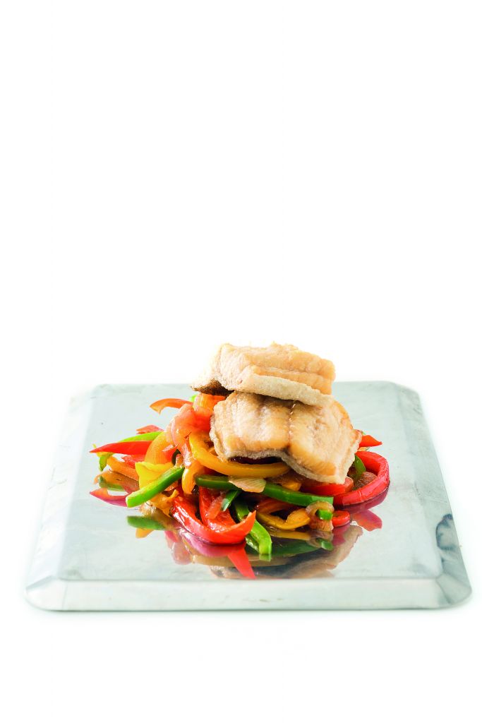 Παστός μπακαλιάρος με πιπεριές (Ισπανία)