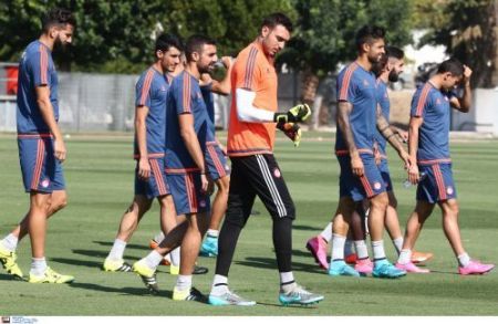 Πρωινή προπόνηση και αναχώρηση για Λονδίνο στον Ολυμπιακό