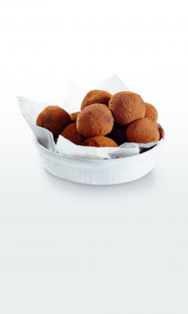 Τρουφάκια με μέλι και τζίντζερ