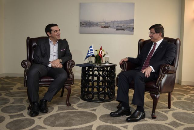 Tsipras to Davutoglu: “First we solve the Cypriot dispute, then the joint visit”