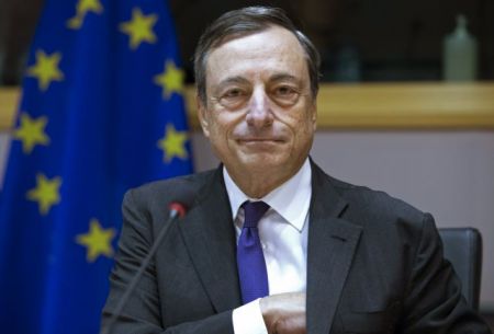 ECB president Draghi underlines the need for debt relief