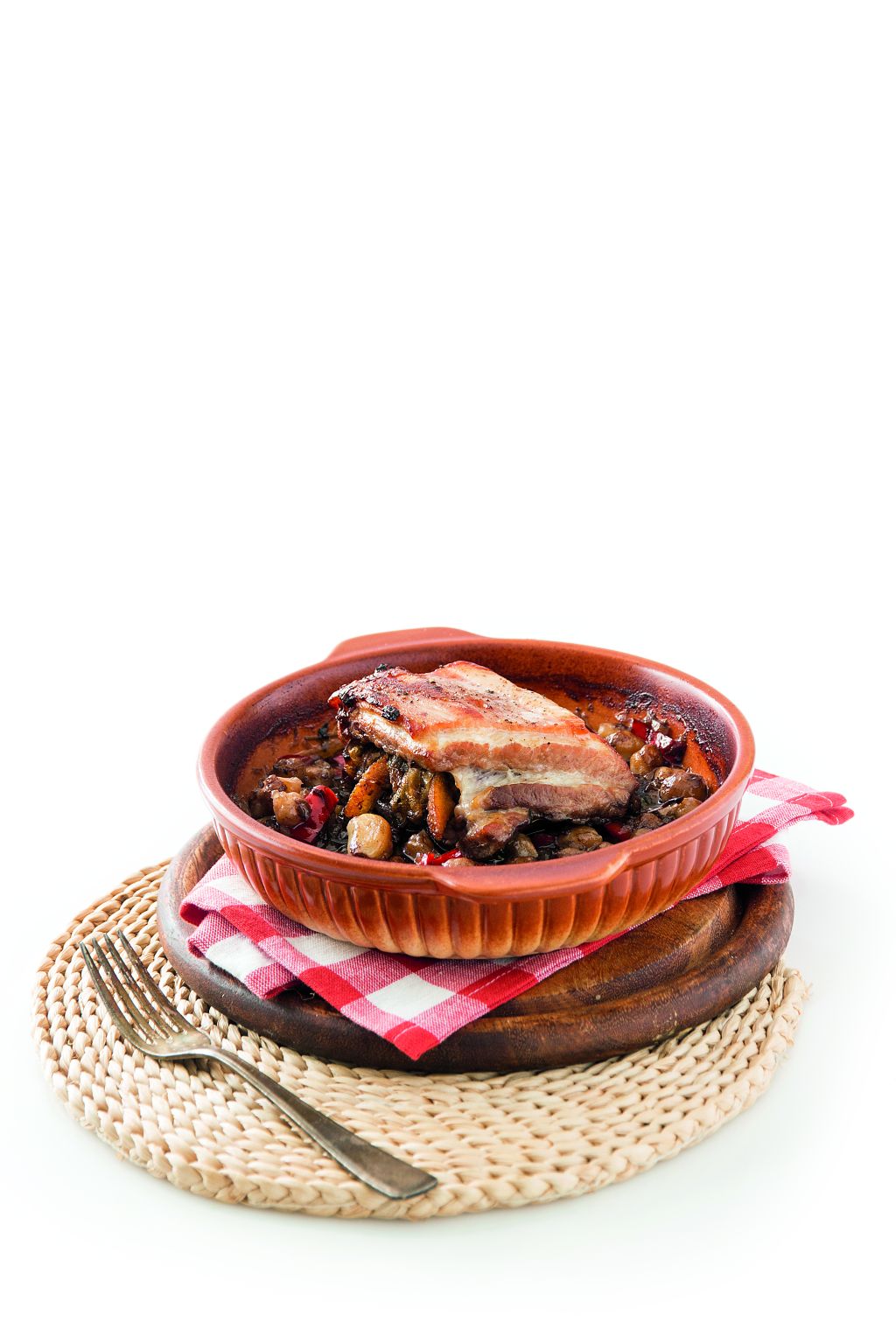 Ρεβίθια με γεμιστή πανσέτα