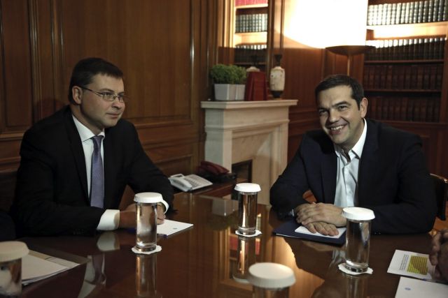 Dombrovskis visit to Athens ‘reigns in’ the Greek government