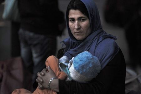 Συλλογή ειδών για τους πρόσφυγες στα Ανω Πατήσια