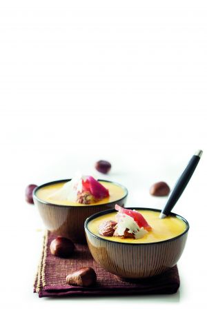 Σούπα κολοκύθας με προσούτο