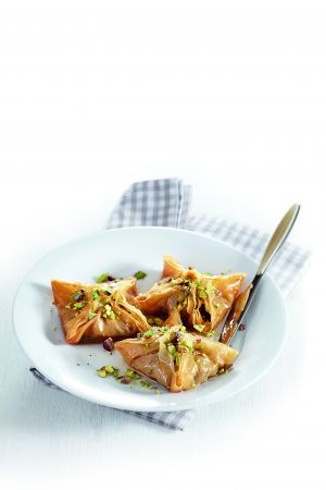 Μαντιλάκια με φιστίκια Αιγίνης