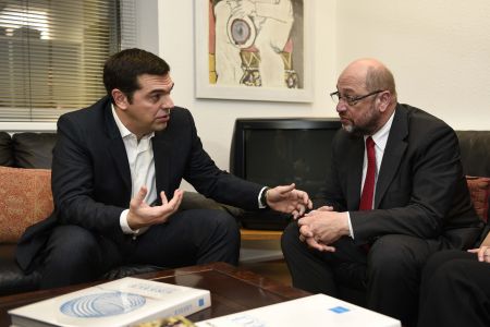 Ανεπίσημη επίσκεψη Μάρτιν Σουλτς στο Μαξίμου