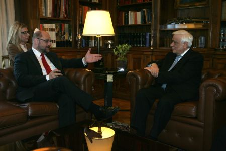 Παυλόπουλος προς Σουλτς: Θα εκπληρώσουμε τις δεσμεύσεις, αλλά να διορθωθούν λάθη