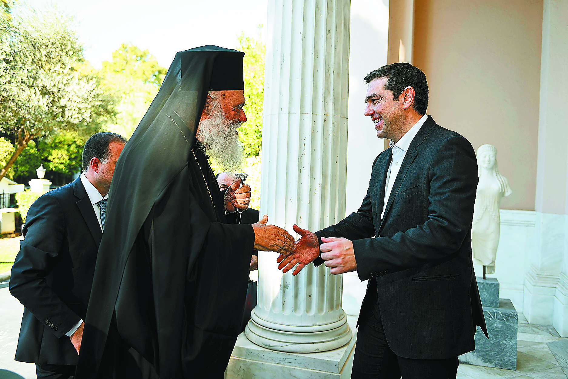 Tsipras to Archbishop Ieronymos: Render unto Caesar