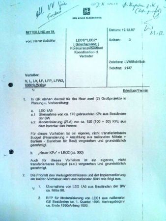 Οργανωμένος συντονισμός μίζας στα εξοπλιστικά