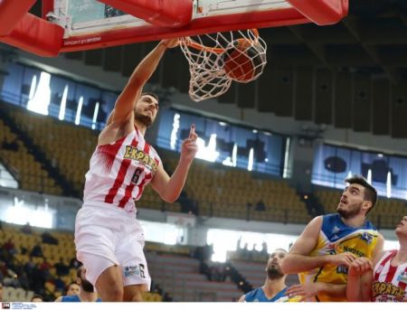 Α1 μπάσκετ: «Περίπατος» του Ολυμπιακού με το Λαύριο