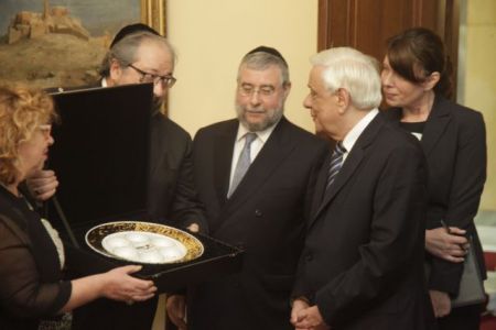 Συνάντηση Παυλόπουλου με αντιπροσωπεία ευρωπαίων Ραββίνων