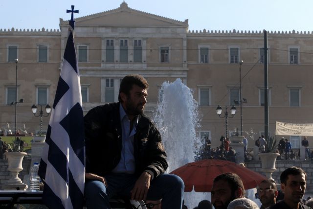 Tension and clashes with police at farmer rally in Athens