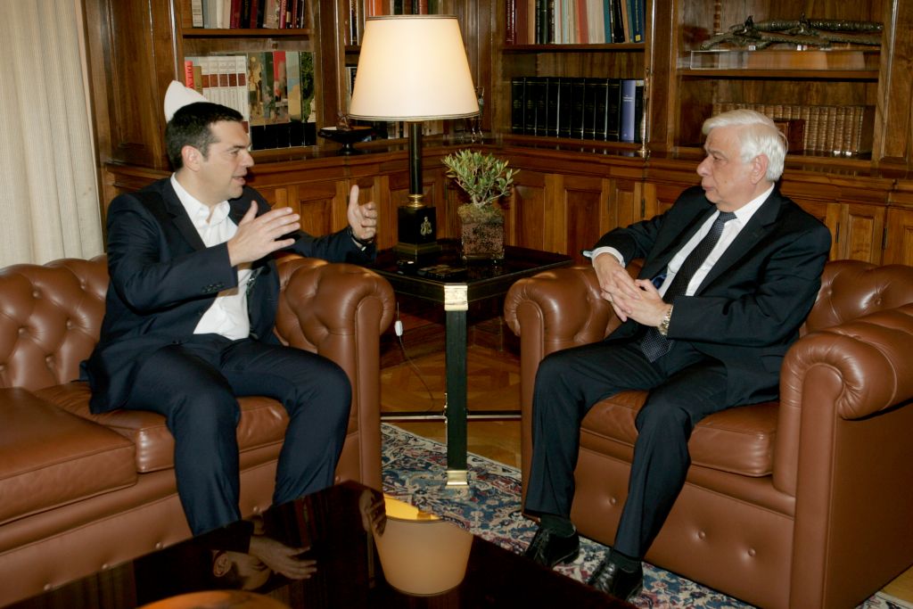 Στο Προεδρικό το απόγευμα ο Αλέξης Τσίπρας
