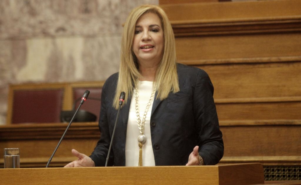 Γεννηματά: Λυπηρή η εικόνα της Αξιωματικής Αντιπολίτευσης