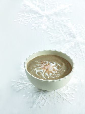 Σούπα μανιταριών με κρέμα από τυρί