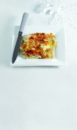 Πατάτες και σελινόριζες γκρατέν