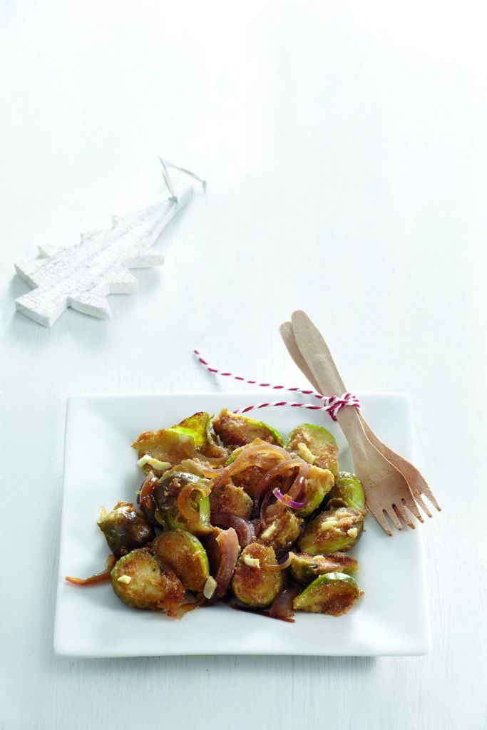 Λαχανάκια Βρυξελλών με κύμινο