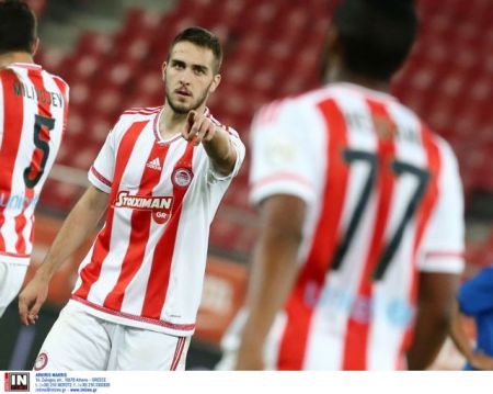 Συνεχίζει το απόλυτο ο Ολυμπιακός, 3-1 τον Αστέρα Τρίπολης