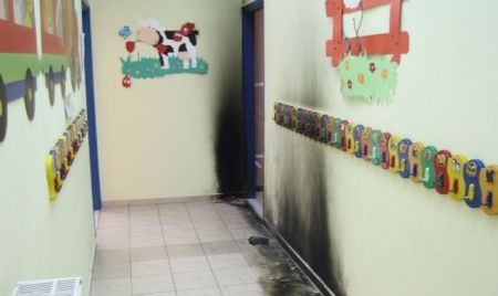 Four arrested for petrol bomb attack against nursery