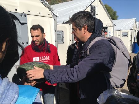 Η Γερμανική Σχολή Αθηνών κοντά στους πρόσφυγες της Χίου