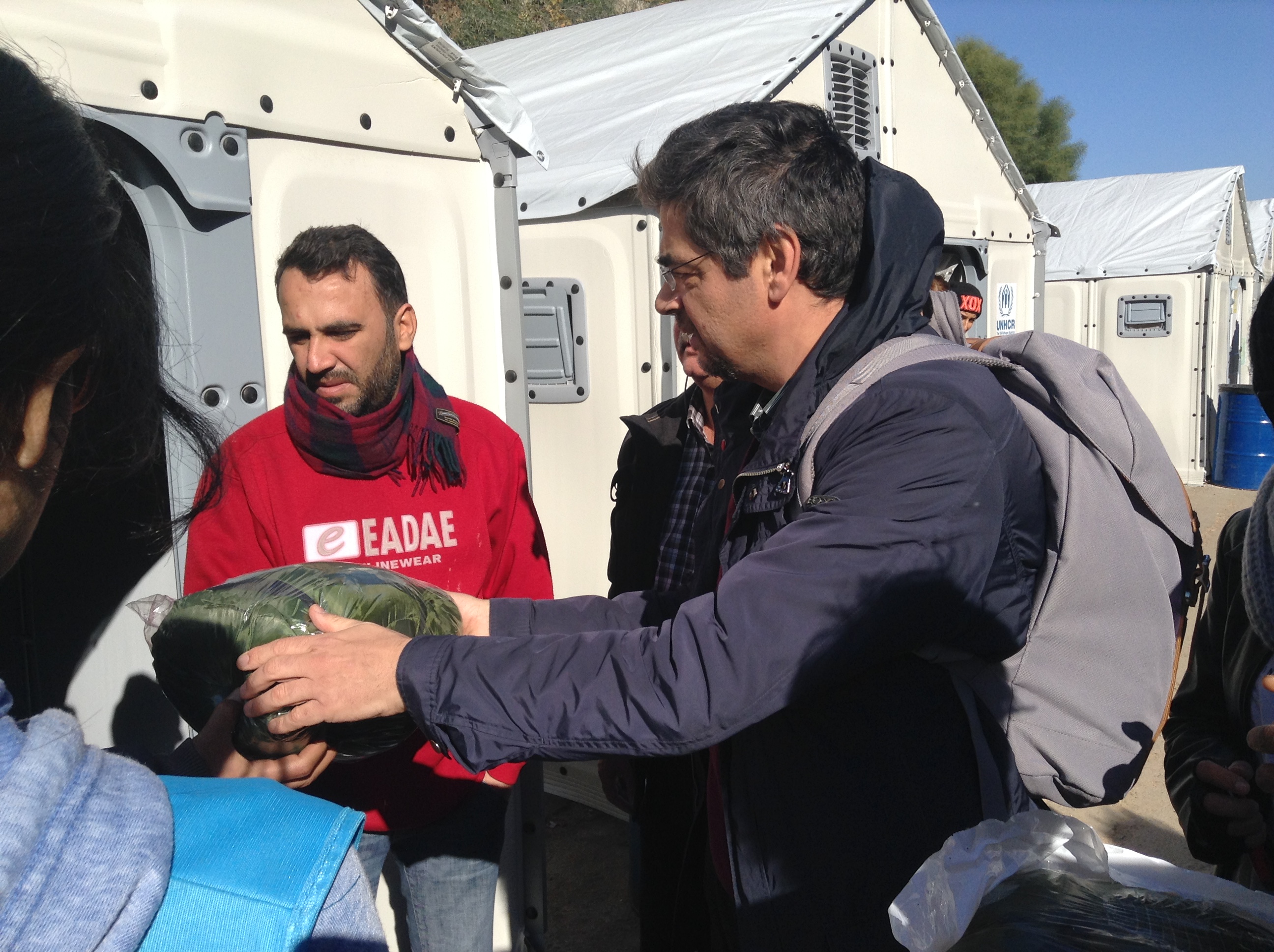 Η Γερμανική Σχολή Αθηνών κοντά στους πρόσφυγες της Χίου