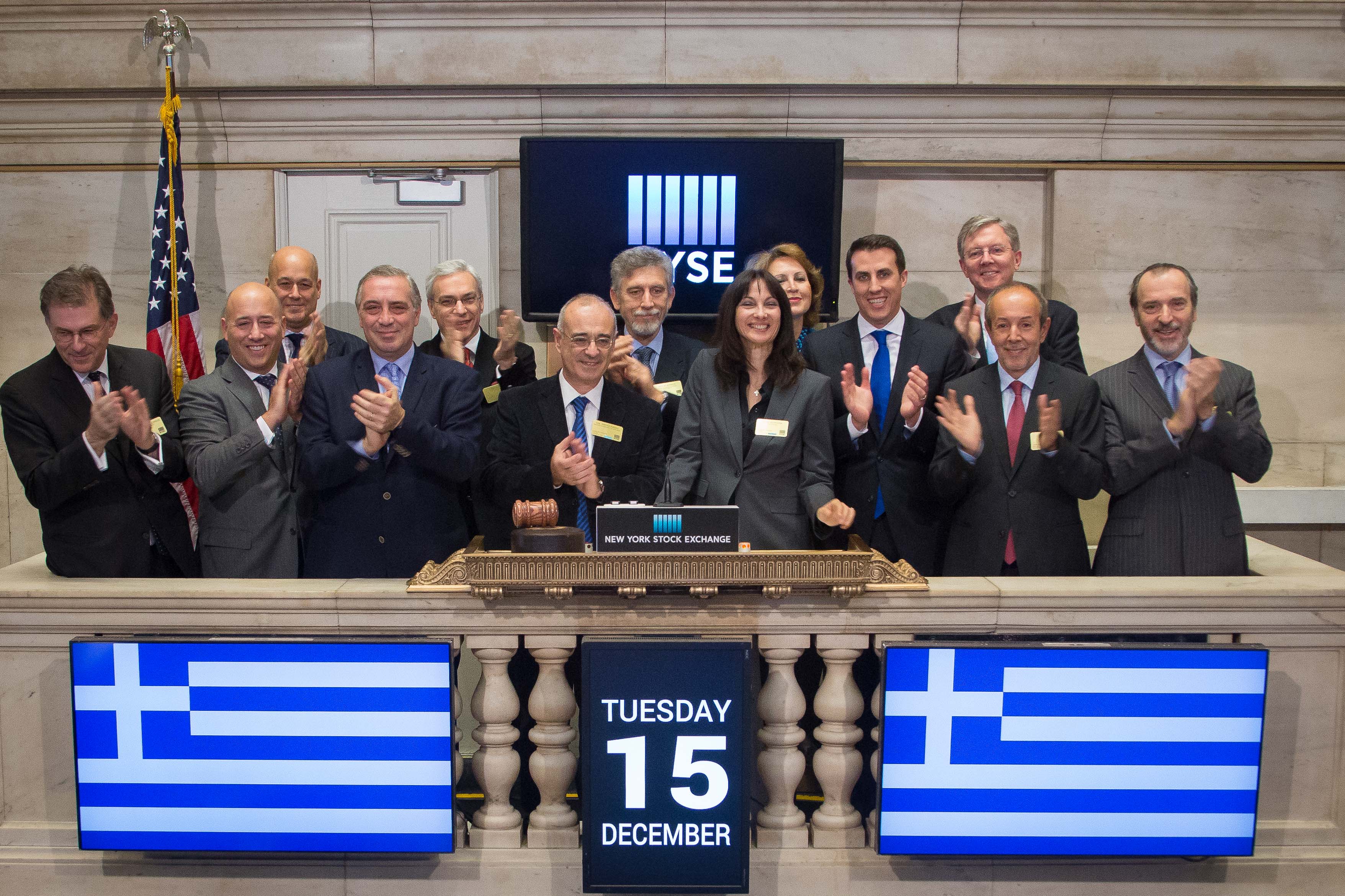 «Ημέρα της Ελλάδας» στο Χρηματιστήριο της Ν.Υόρκης