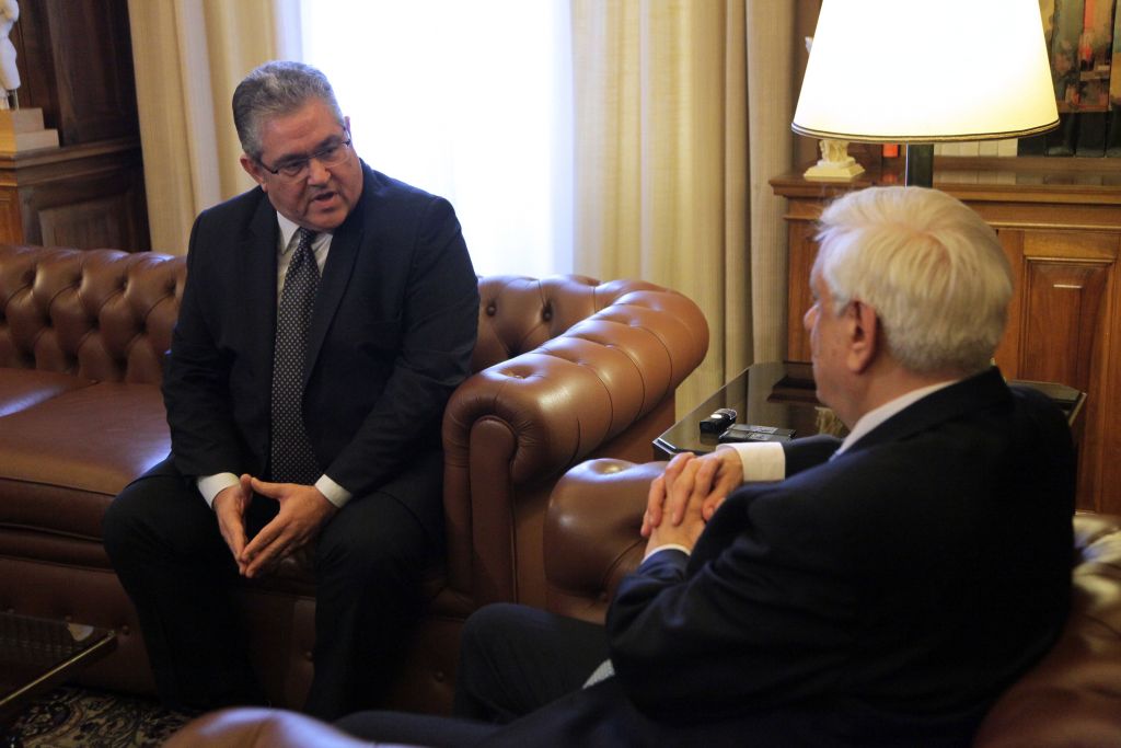 Με τον Πρ. Παυλόπουλο συναντήθηκε ο Δημ Κουτσούμπας