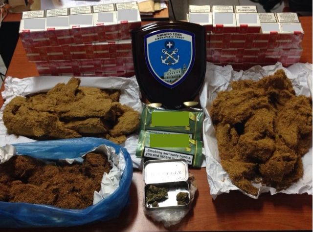 Πάνω από 320 εκατ.λαθραία τσιγάρα κατέσχεσε το Λιμενικό το 2015