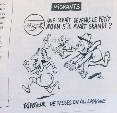 Προκαλεί σκίτσο του Charlie Hebdo με αναφορά στον μικρό Αϊλάν