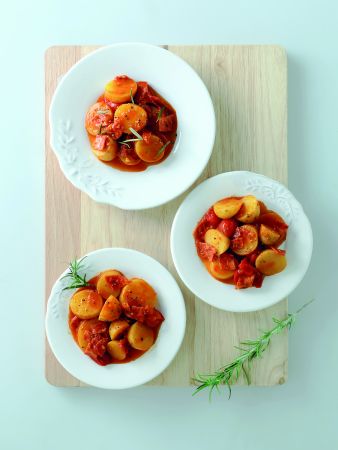 Patatas bravas με τσορίθο