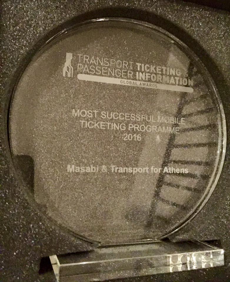 OASA receives Global Award for its mobile ticketing app