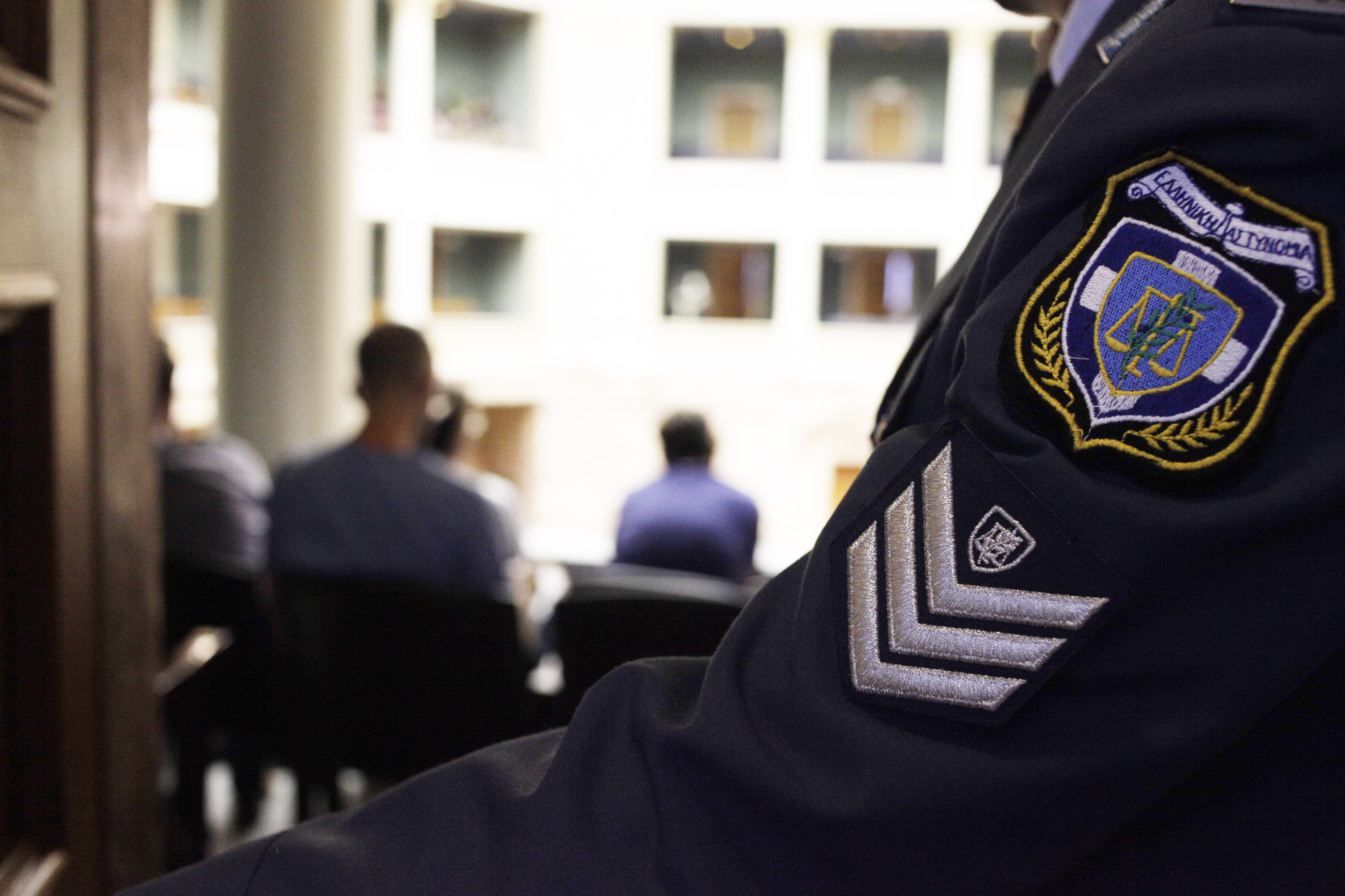 Police union demonstrates over pension system reform